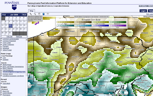 Screenshot of the PA PIPE web interface